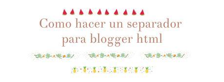 Como poner la firma en las entradas de blogger separadores para web