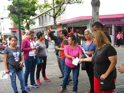 EL RECREO - RECORRIDO PARA EVALUACIÓN DE  LOS SERVICIOS EN EL BULEVAR SABANA GRANDE