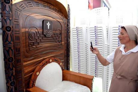 Sillón papal ya está en santuario de la Divina Misericordia