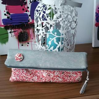 Bolso y funda de gafas patchwork