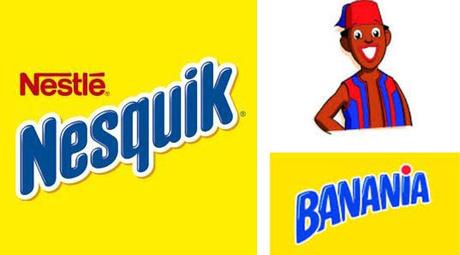 Logotipos Nesquik y Banania