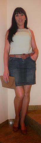 Verde menta y azul eléctrico (look y outfit)