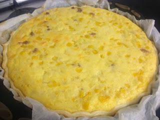 QUICHE DE MAIZ DULCE Y BEICON