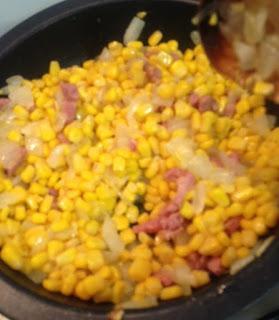 QUICHE DE MAIZ DULCE Y BEICON