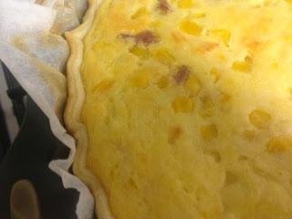 QUICHE DE MAIZ DULCE Y BEICON