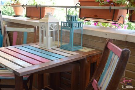 DIY) EL TUNEO DE MI TERRAZA CON CHALK PAINT EN SPRAY