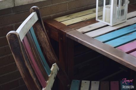 DIY) EL TUNEO DE MI TERRAZA CON CHALK PAINT EN SPRAY