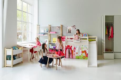 Estanterías para la habitación de los niños de Flexa