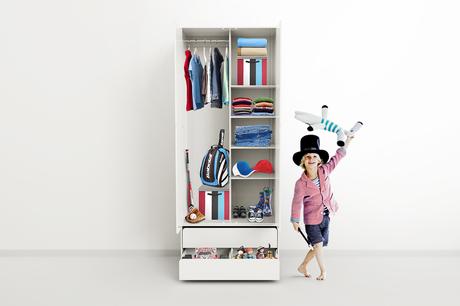 Estanterías para la habitación de los niños de Flexa