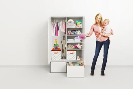 Estanterías para la habitación de los niños de Flexa