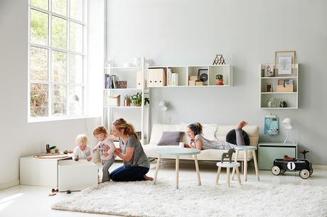 Estanterías para la habitación de los niños de Flexa