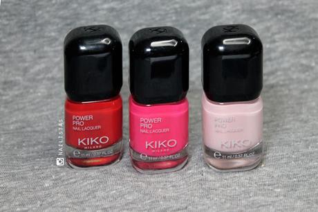 KIKO Power Pro Nail Lacquer opinión y swatches