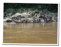 Speed boat in Mekong River