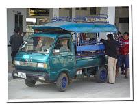 Bus in Laos