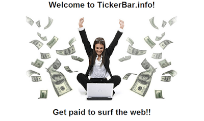 Ganar dinero con la CashBar de TickerBar