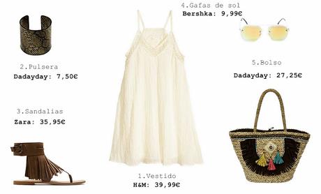 Looks con un vestido blanco