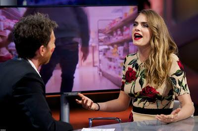 Cara Delevingne en  El Hormiguero 3.0