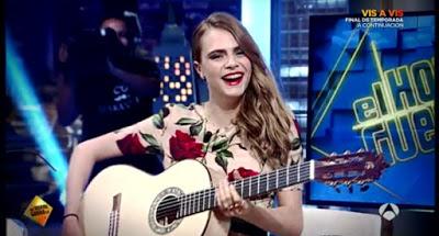 Cara Delevingne en  El Hormiguero 3.0