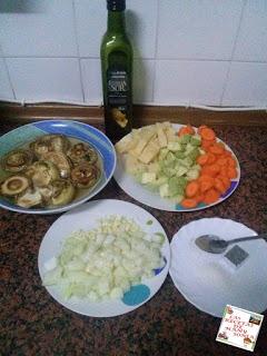 ALCACHOFAS CON VERDURAS
