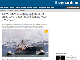 Exxon financió negar el cambio climático y campaña contra Venezuela