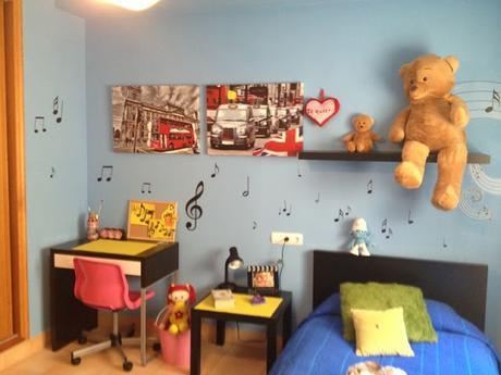 Antes y después habitación infantil a juvenil