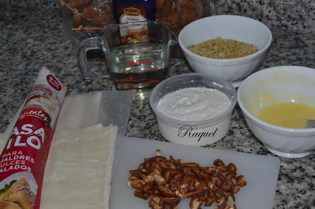 Tartas de Requesón Pistachos Almendras y Dátiles