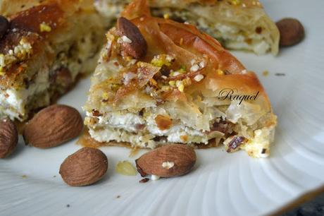 Tartas de Requesón Pistachos Almendras y Dátiles