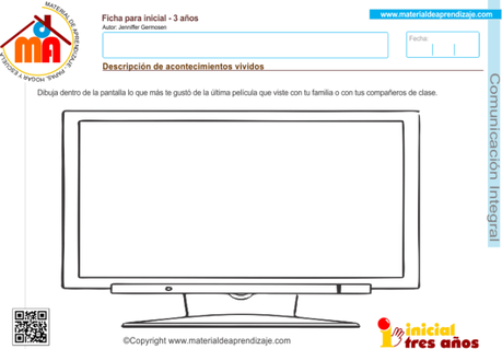 Descripción de acontecimientos vividos: comunicación integral 3 años