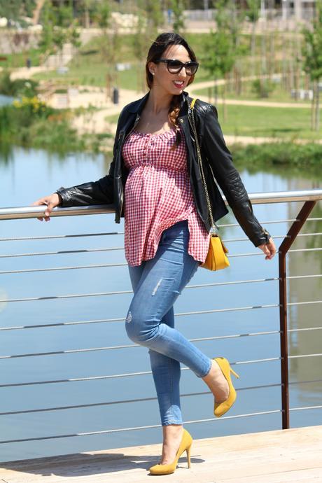 RECOPILACIÓN LOOKS PREMAMÁ bolso-mostaza-estilostiletto (10)