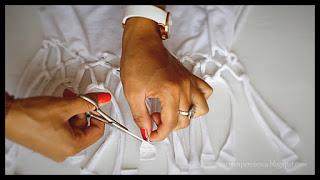 DIY Camiseta con flecos y nudos