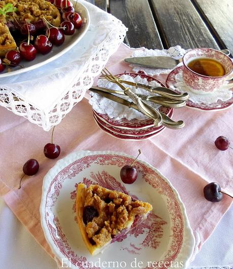 Clafoutis con Crumble