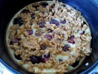 Clafoutis con Crumble