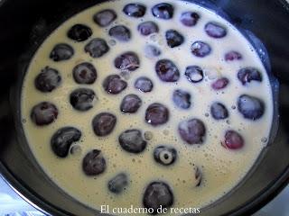 Clafoutis con Crumble