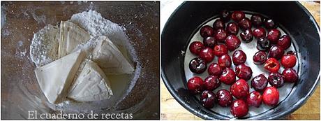 Clafoutis con Crumble