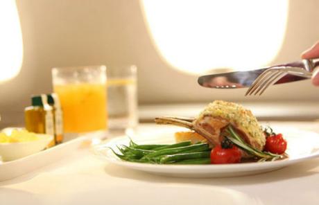 LAS COMIDAS DE LAS AEROLÍNEAS