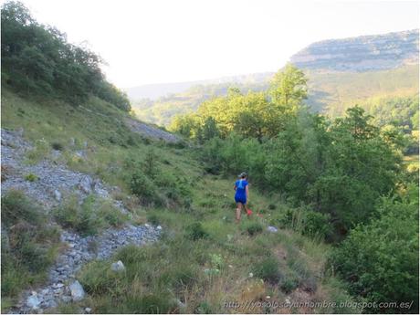 Ruta running por la hoces del Ebro, entre Orbaneja del Castillo (Burgos) y Villaescusa de Ebro (Cantabria)