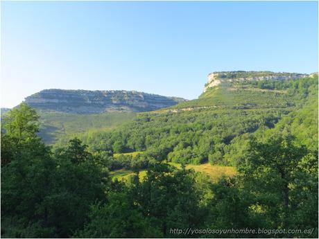 Ruta running por la hoces del Ebro, entre Orbaneja del Castillo (Burgos) y Villaescusa de Ebro (Cantabria)