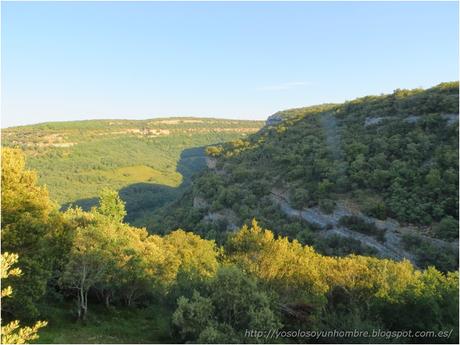 Ruta running por la hoces del Ebro, entre Orbaneja del Castillo (Burgos) y Villaescusa de Ebro (Cantabria)