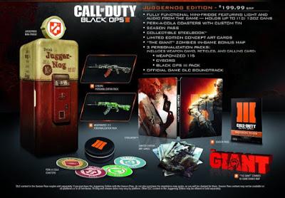 Las Ediciones Especiales de Call of Duty: Black Ops III