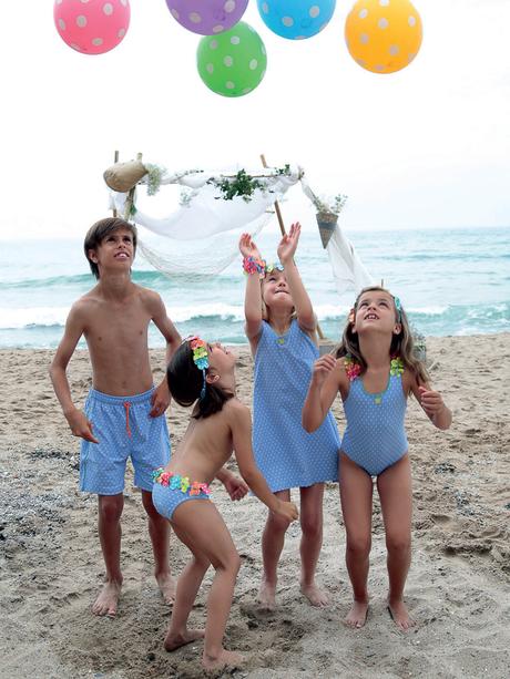 Bañadores para niños de Al agua patos
