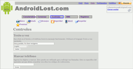 controles androidlost