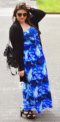 Outfit of the Day ~ Blue Maxi Dress - Vestido largo - Casual & Cute