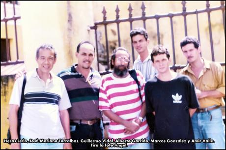 Heras León, José Mariano Torralbas, Guillermo Vidal, Alberto Garrido, Marcos González y Amir Valle. Tira la foto Ángel.