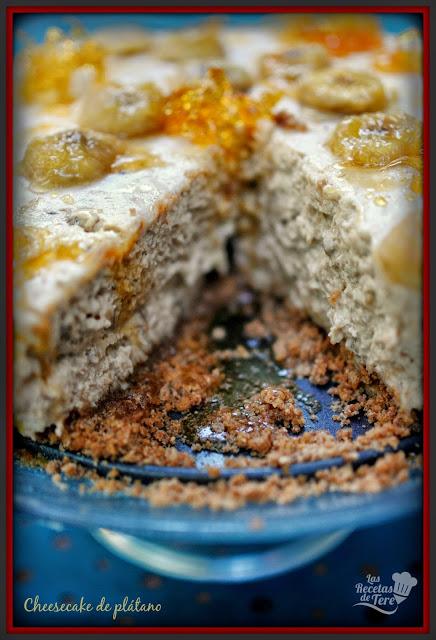 cheesecake de plátano tererecetas 02
