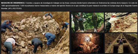 VEINTE AÑOS DE LA MASACRE DE SREBRENICA