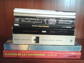 Torre de libros de MARZO- ABRIL- MAYO- (Bookhaul)