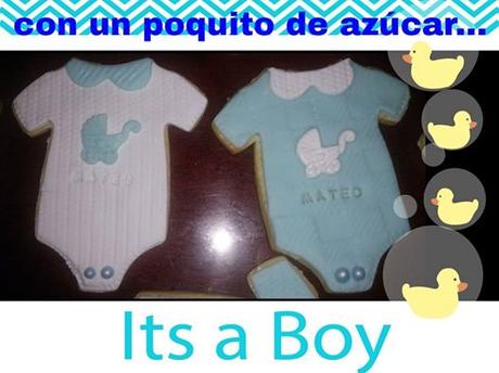 GALLETAS BEBE PARA EL BAUTIZO DE MATEO!!!!