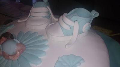 TARTA PARA EL BAUTIZO DE MATEO!!!!