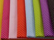 Telas topos cabeza alfiler