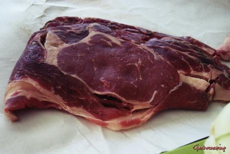 Ternera con champiñones